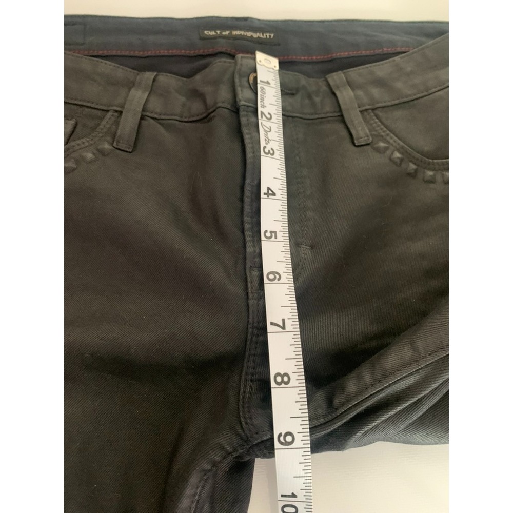 Cult Of Individuality Zen Mid Rise Skinny Sz 30 S Pyramid Studs 74N-148-500PP - Picture 11 of 14